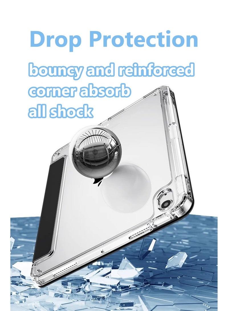 Clear iPad Case for iPad 11 inch (A16 11th Gen 2025 / 10th Gen 2022), Shockproof Transparent iPad Cover with Pencil Holder - Image 5