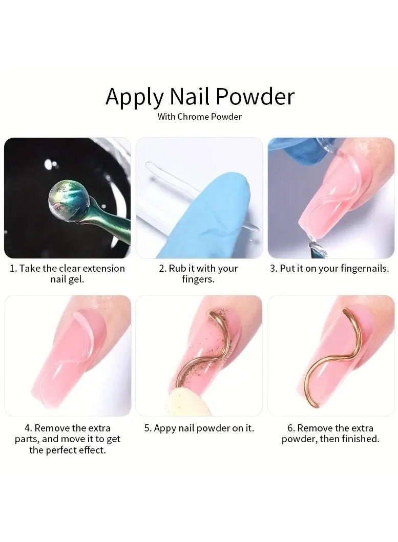 شايجاي 5 مل غير لاصقة اليد الصلبة تمديد جيل الأظافر-شفاف ، عارية ، حجر الراين جل الغراء لسهولة التطبيق - Image 2