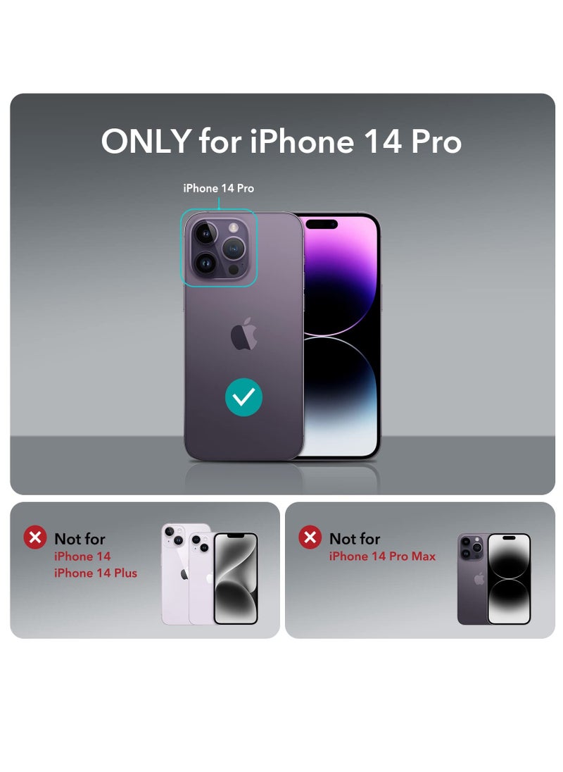 Houmt iPhone 14 Pro Case 6.1 Inch with 2Pack Screen Protector Soft Liquid Silicone Cover - Slim Fit Camera Protective Phone Case for Apple iPhone 14 Pro  - Image 2