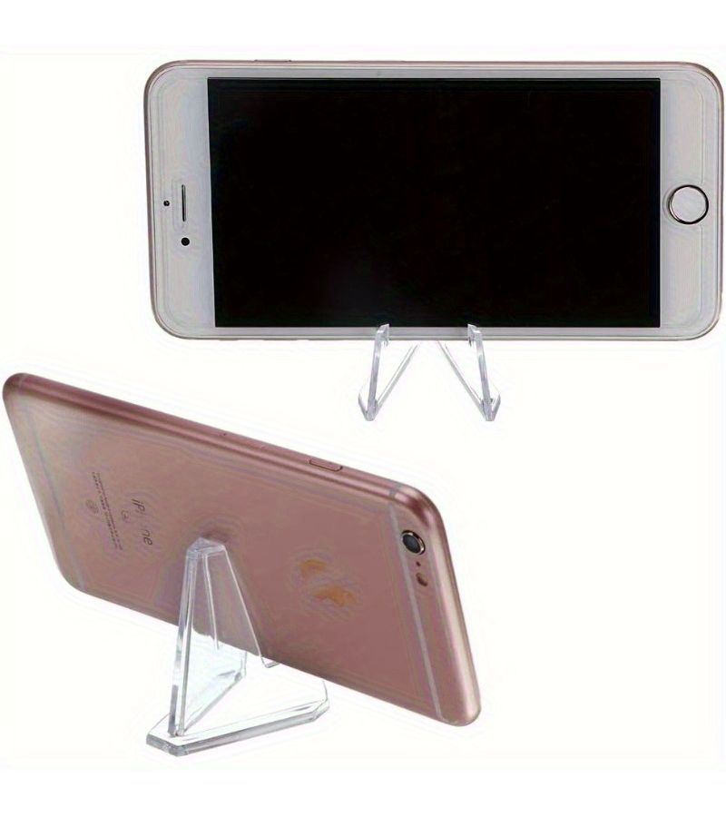 13pcs Clear Acrylic Easel Stands Heavy Duty Mini Display Holders - Image 5