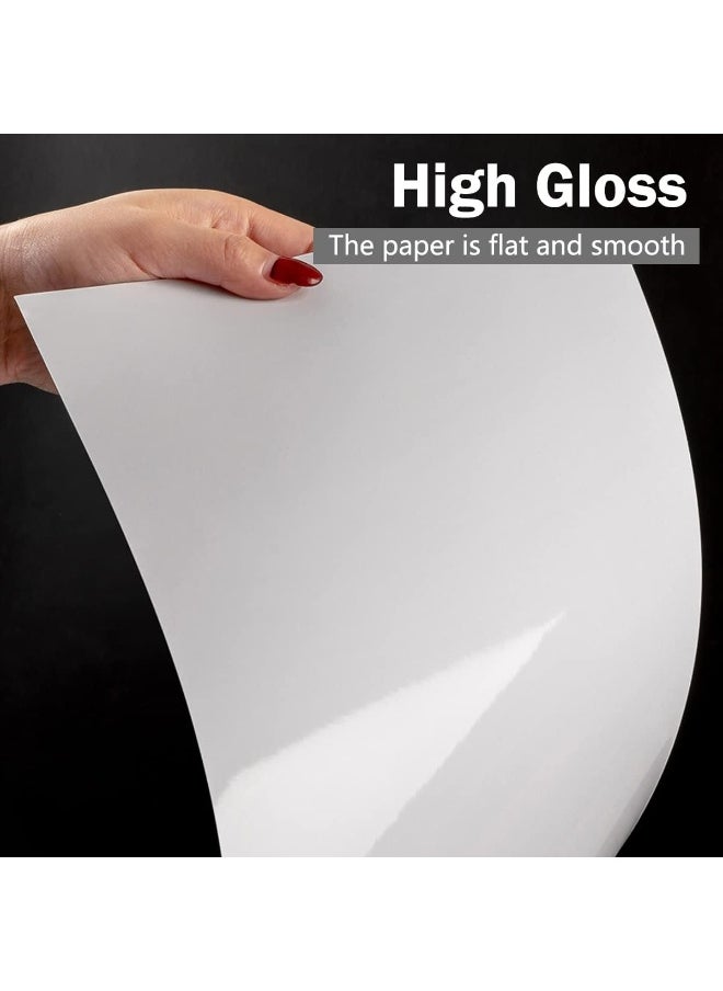 ECVV 17.8 cm Cast Coated Photo Paper for Photograph Printer 5x7 inch (127 * 178mm) White Glossy (100 sheets)  - Image 4