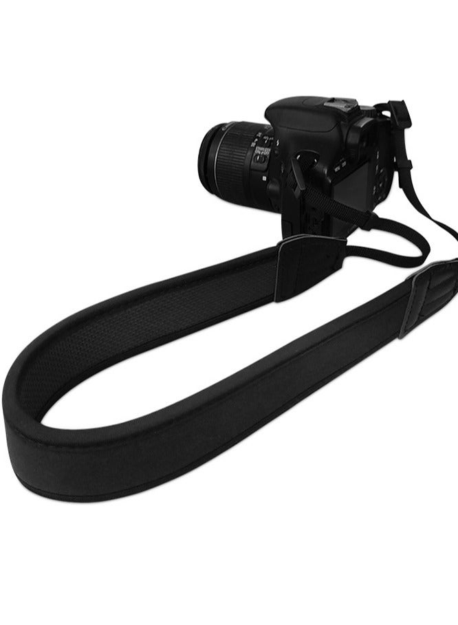 Anti slip SLR camera with wrist strap, neck strap, shock absorbing camera shoulder strap, carrying strap  - Image 1