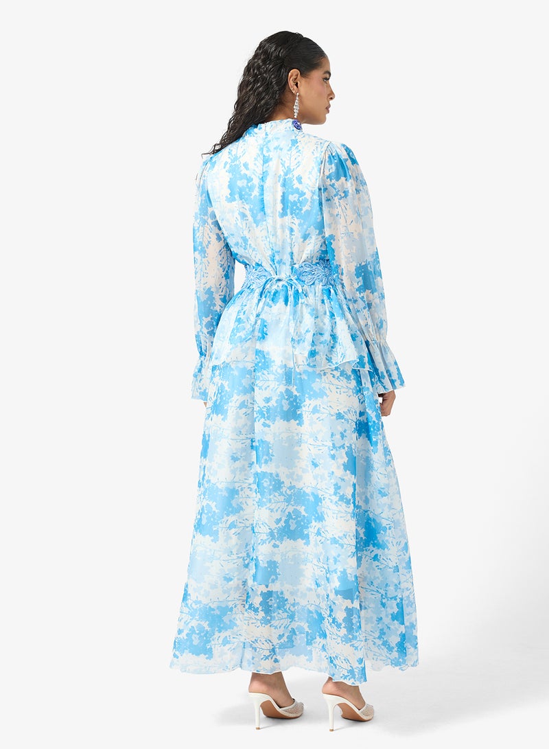 Khizana Monotone Print Dress - Image 2