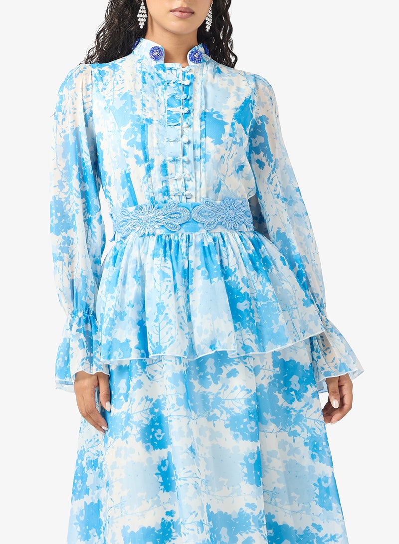 Khizana Monotone Print Dress - Image 3