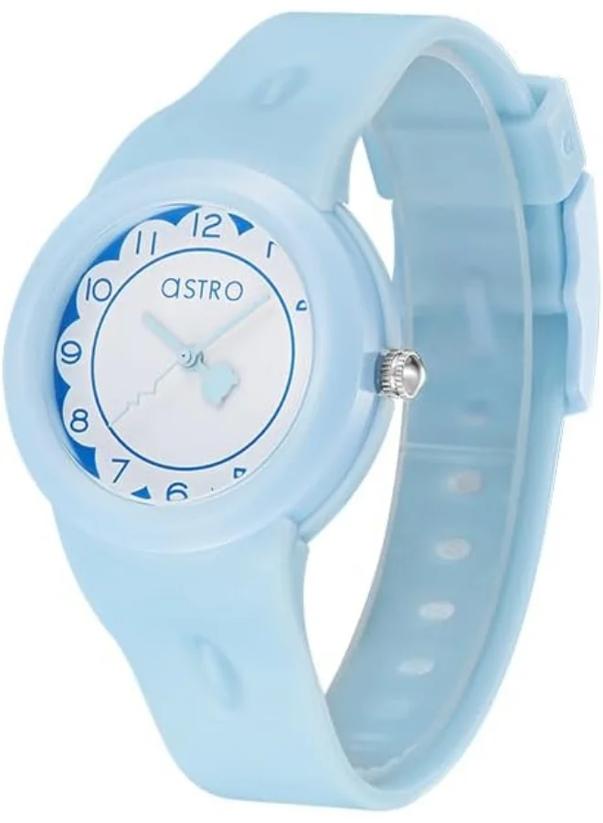 أسترو Astro Kids Japan PC21 Movement Watch, Analog Display and Polyurethane Strap - A23809-PPLW, Blue