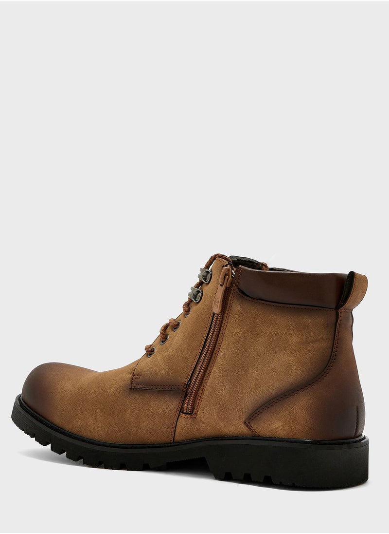Robert Wood - Casual Laced Boots - Image 1