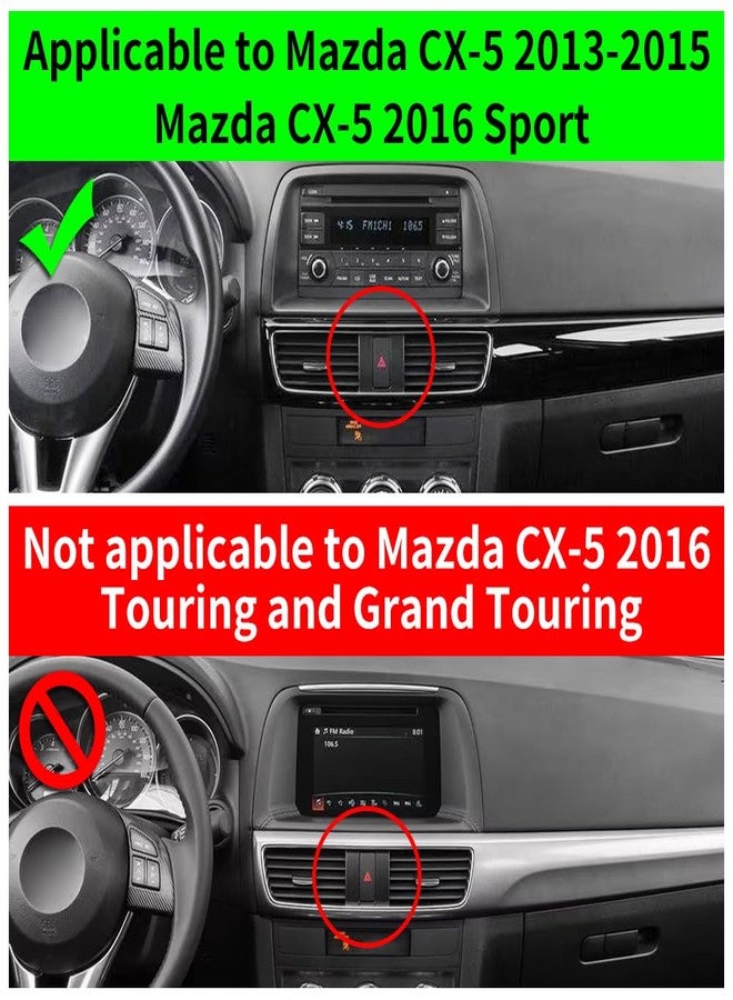 musttrue Car Phone Holder for Mazda CX-5 2013 2014 2015,Mazda CX-5 2016 Sport Auto Accessories Navigation Bracket Interior Decoration Screen Mobile CX5 Cell Phone Mount case - Image 3