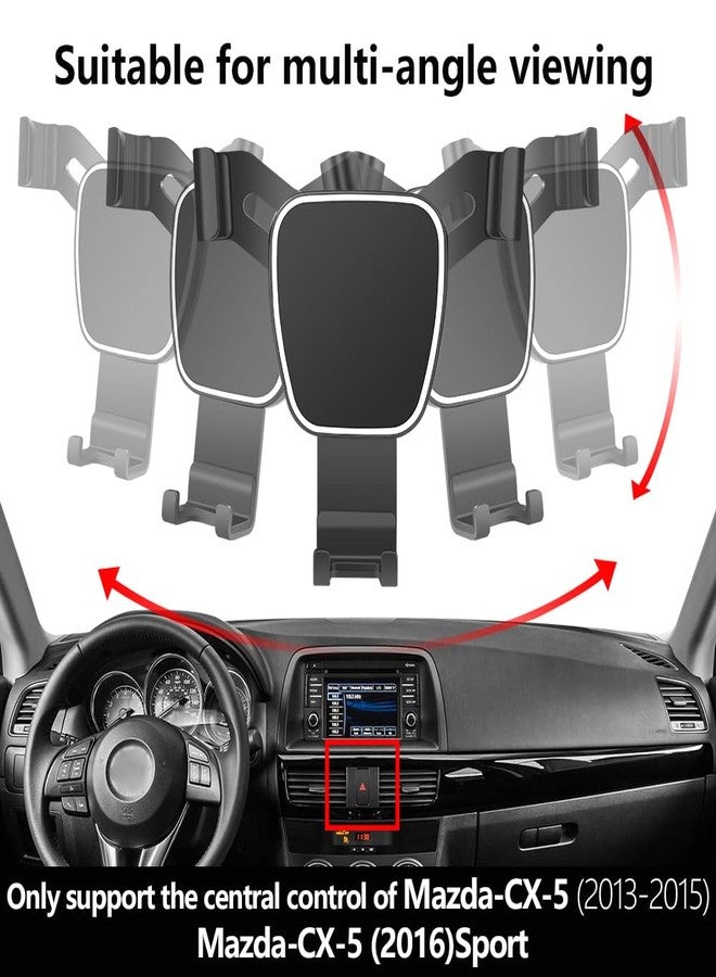 musttrue Car Phone Holder for Mazda CX-5 2013 2014 2015,Mazda CX-5 2016 Sport Auto Accessories Navigation Bracket Interior Decoration Screen Mobile CX5 Cell Phone Mount case - Image 5