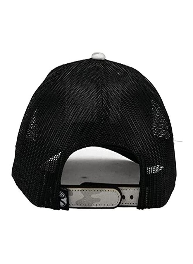 HOOEY Liberty Roper 6 Panel Trucker Wht/Camo/Blk - Image 3