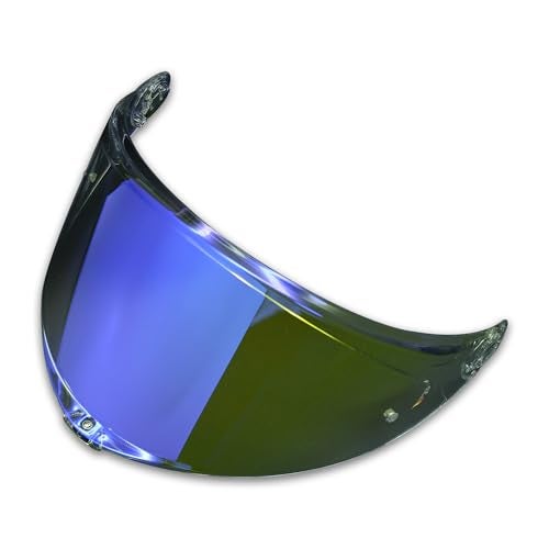 StableNeino Motorcycle Helmet Visor Compatible with AGV K6/K6S (Bright silver color) - Image 1