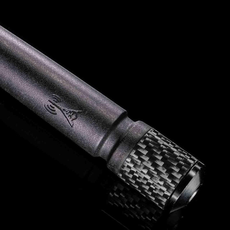 Votex The Spartan 13 3/4 Inch Rubber Antenna for Harley Davidson Motorcycles - Black Carbon Fiber Trim - Image 5