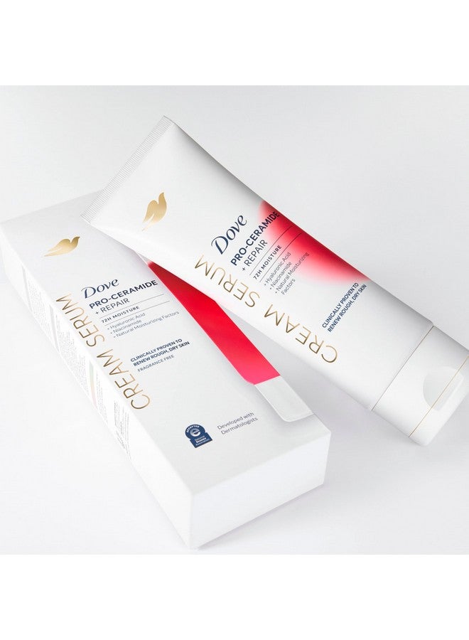 Dove Body Cream Serum Pro-Ceramide + Repair for Rough, Extremely Dry Skin, with Hyaluronic Acid, Niacinamide and Natural Moisturizing Factors Lotion, 8 oz - Image 2