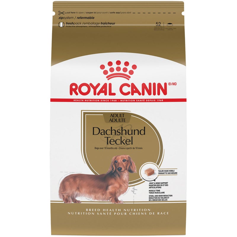 Royal Canin Breed Health Nutrition Dachshund Adult Dry Dog Food, 10 lb Bag - Image 1