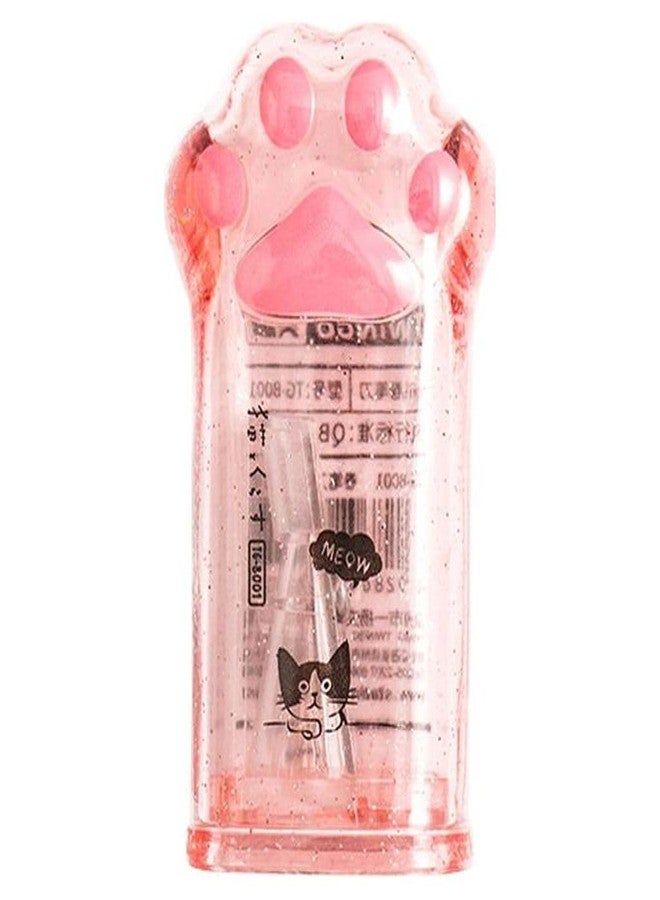 Jinshining Pink Cute Cat Paw Pencil Sharpener Kawaii School Supplies Student Prize Kids Gift Kawaii Pencil Sharpener Cat Schools Supplies for Girls Cat Lovers Office School Home Writing and Correction Supplies - Image 1