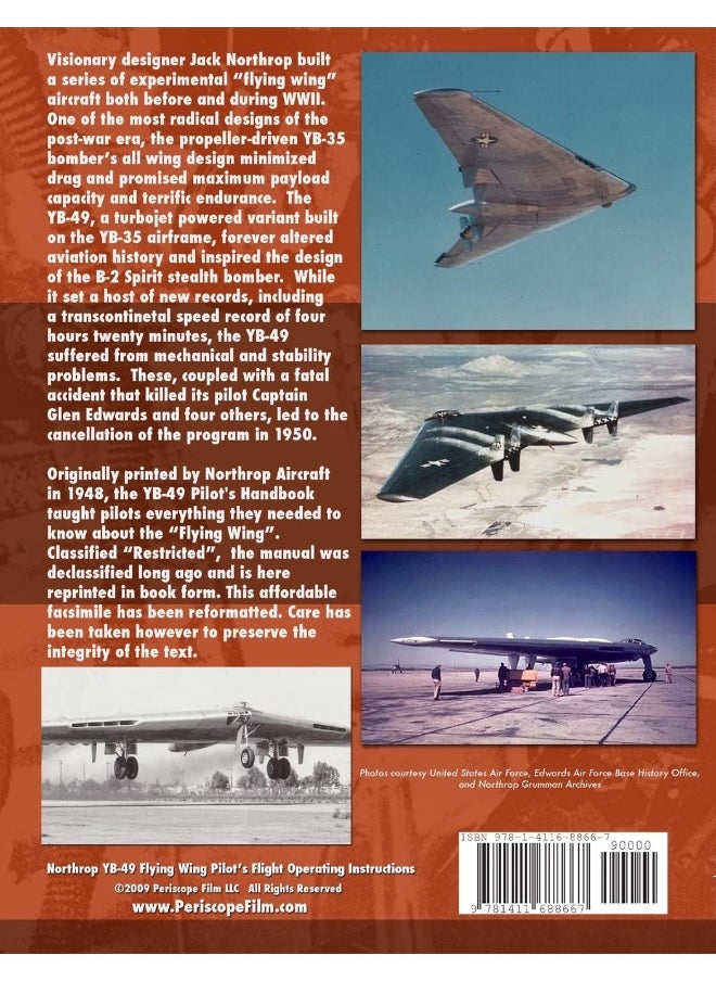 null - Northrop YB-49 Flying Wing: Pilot's Flight Operating Instructions - Image 1
