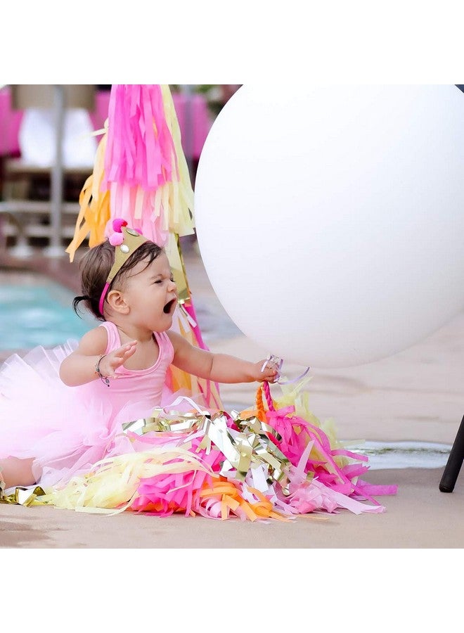 iShyan 36 Inch White Latex Balloons Large Round Balloon For Birthday Wedding Party Decorations6 Pcs - Image 5