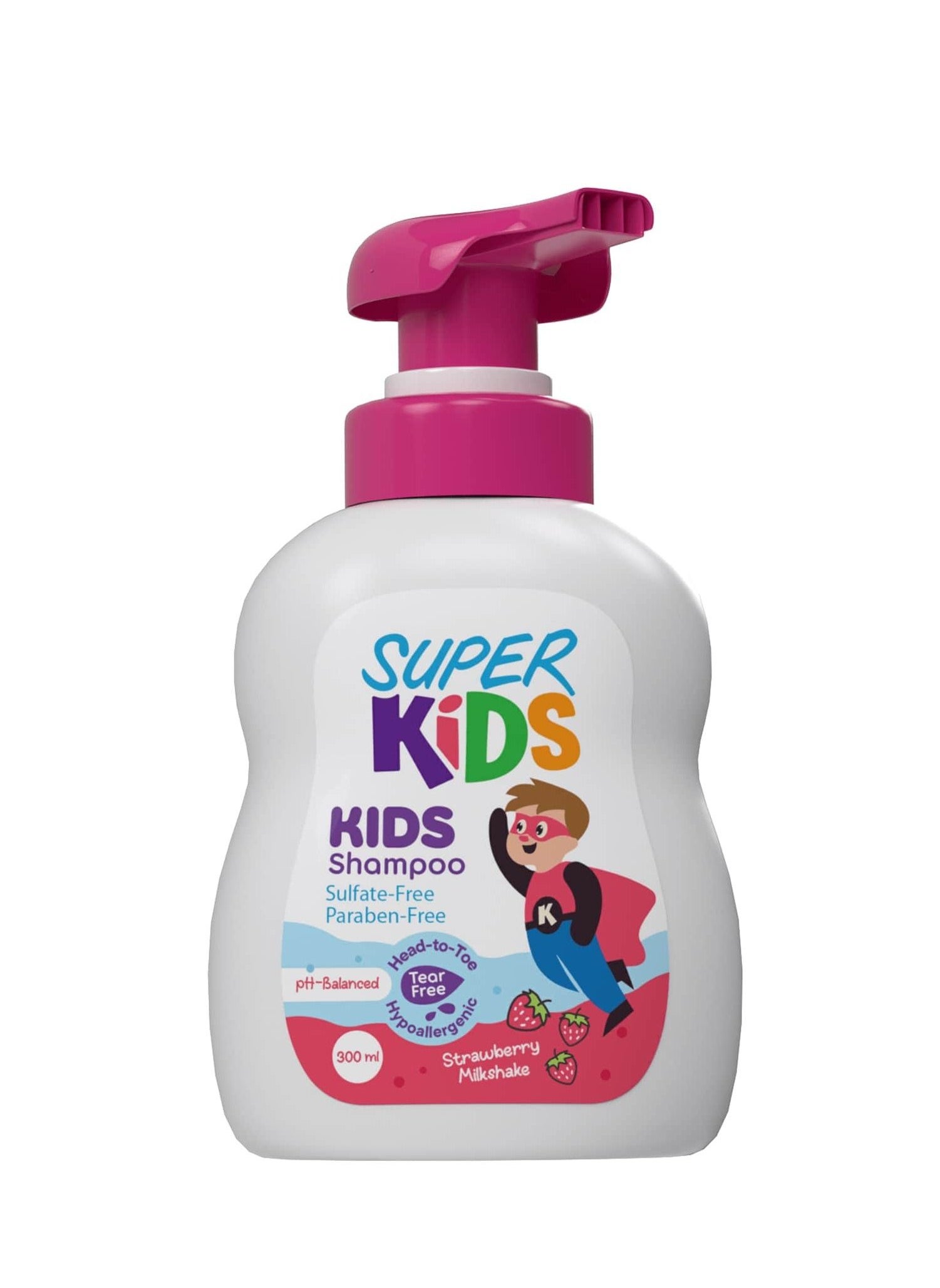 SUPER KIDS Strawberry Baby Shampoo 300 ml 