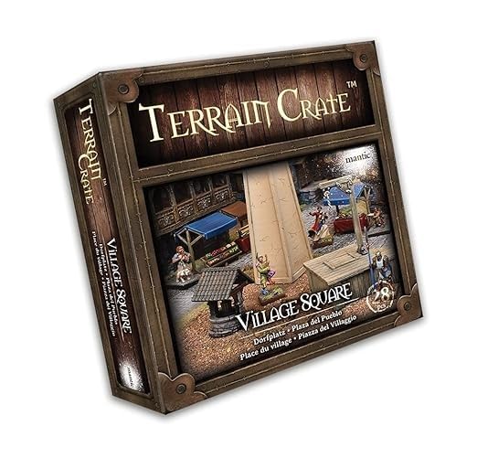 mantic MGTC130 TerrainCrate Village Square Retail Exclusive Multi - Image 5