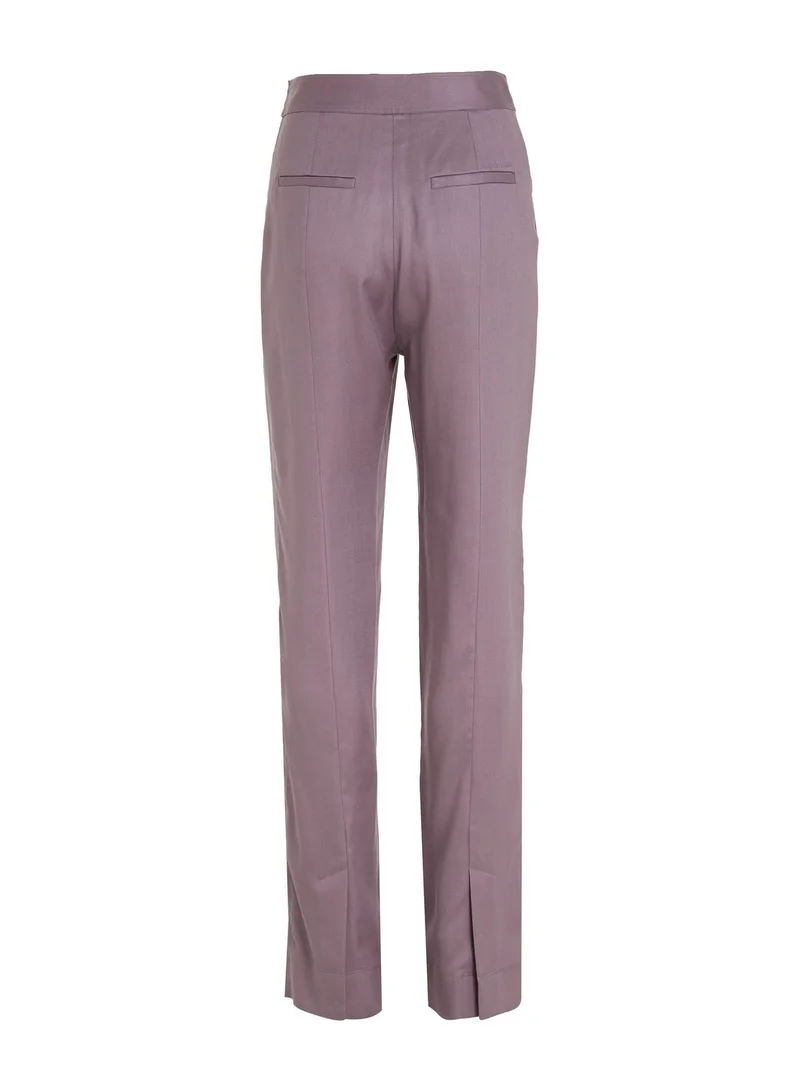 CALVIN KLEIN High Waist Belted Pants
