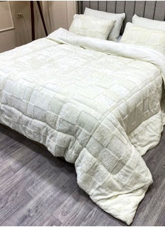 Family Bed Quilt Set Chess Spanish Fur 2 pieces size 180 × 240 cm model 2410 from Family Bed 