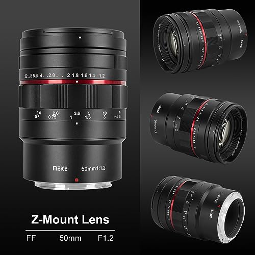 Meike MK-50mm F1.2 Large Aperture Full Frame Manual Focus Fixed Lens for Nikon Z-Mount Z5 Z6 Z7 Z50 - Image 2