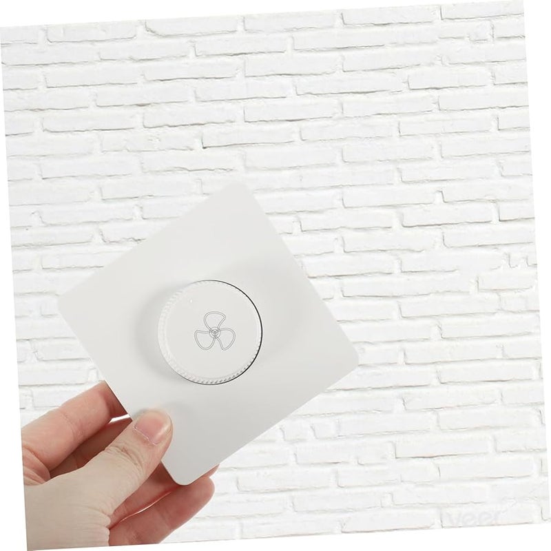 STOBOK 2Pcs Fan Speed Controller Panel Impact Resistant Design for Ceiling and Indoor Fans - Image 3