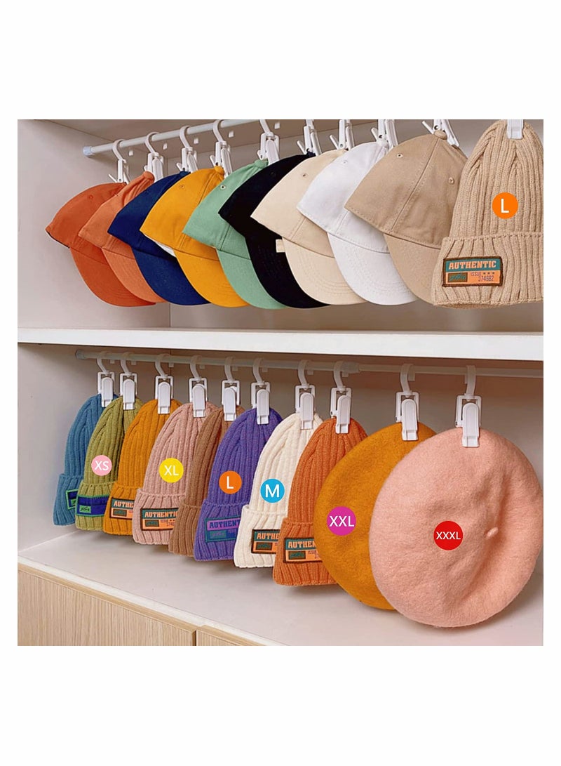 3000 Pieces Clothing Size Sticker Labels, SYOSI 1 Inch Colorful Coded Adhesive Labels Round Clothing Sticker Labels, 6 Rolls, 6 Sizes (XS, S, M, L, XL, XXL) - Image 3