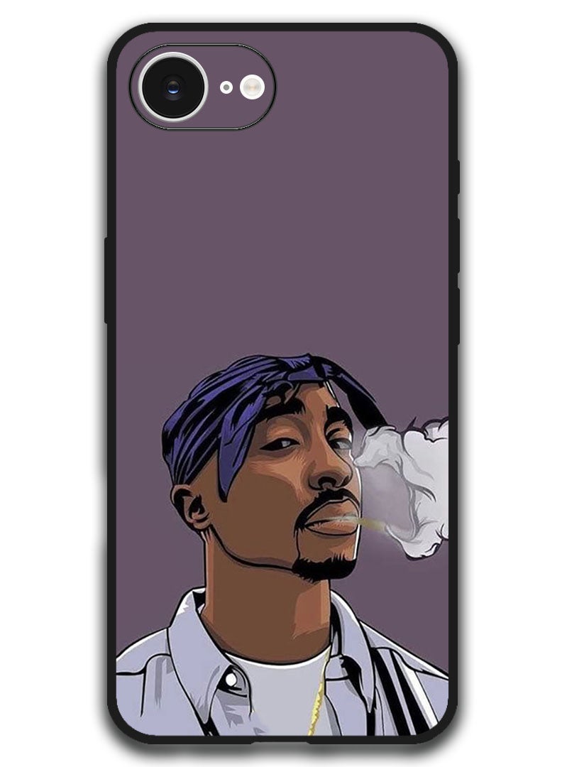 Theodor Case Compatible with Apple iPhone 16e 6.1 Inch Protection Shockproof Bumper Cover - Tupac - Image 1