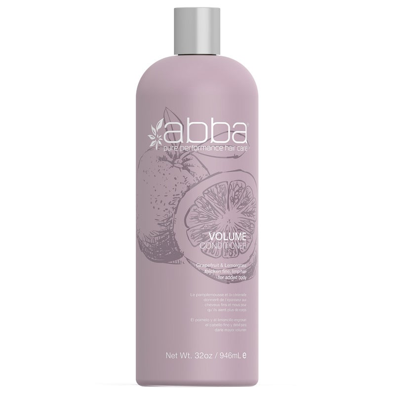 ABBA Volumizing Conditioner GrapeFruit  LemonGrass 32 Fl Oz