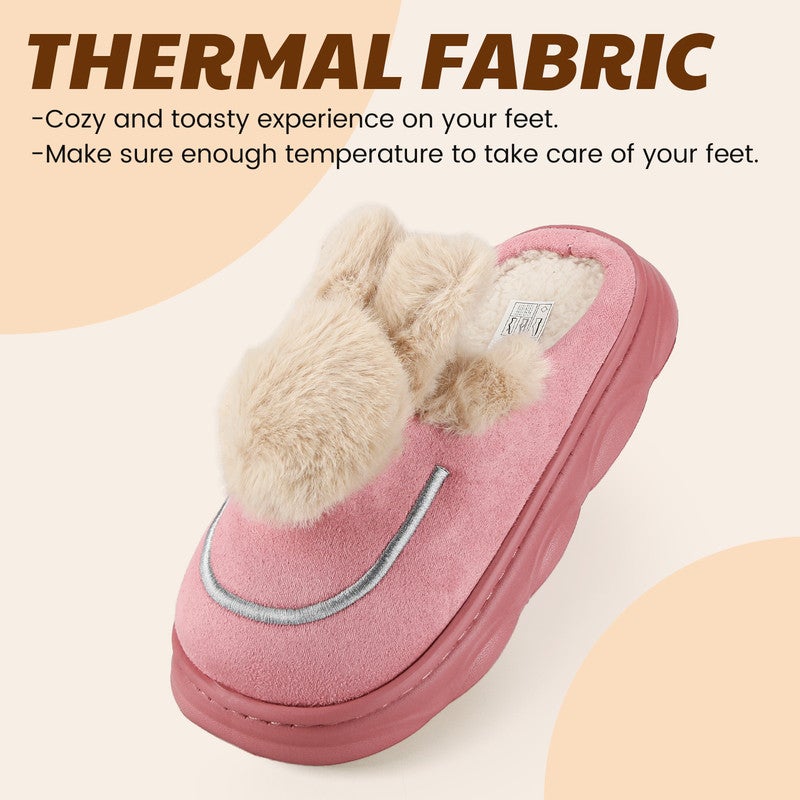 Lucky Kids Cartoon Slippers for Kids, Funny Animal House Shoes with Non-Slip Sole, Cozy Plush Indoor Comfort Footwear for Boys and Girls - Image 2