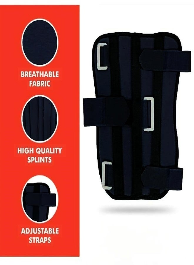 WROXTY Brace for Sleeping Elbow Immobilizer Arm Splint Support for Pain Relief Arthritis Elbow Sleeve Tennis Brace for Men Women - Image 3