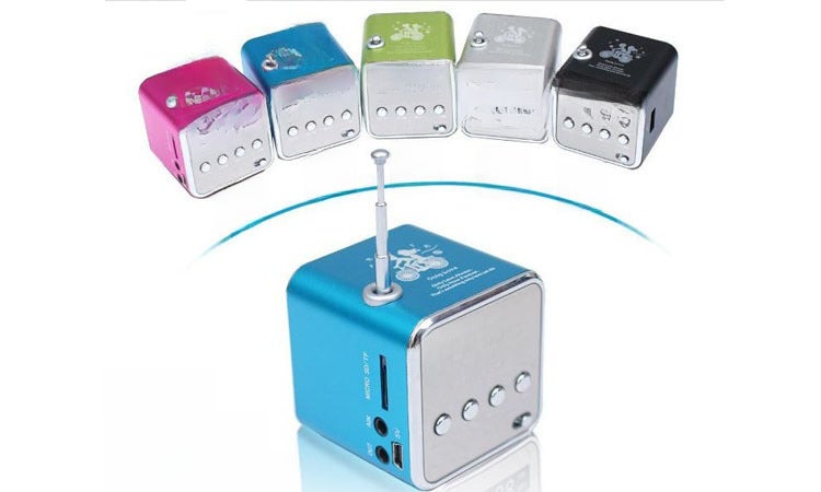 Td-V26 Portable Mini Bluetooth Speaker With Screen Radio Laptop Mp3 Player Speaker Card - Image 3