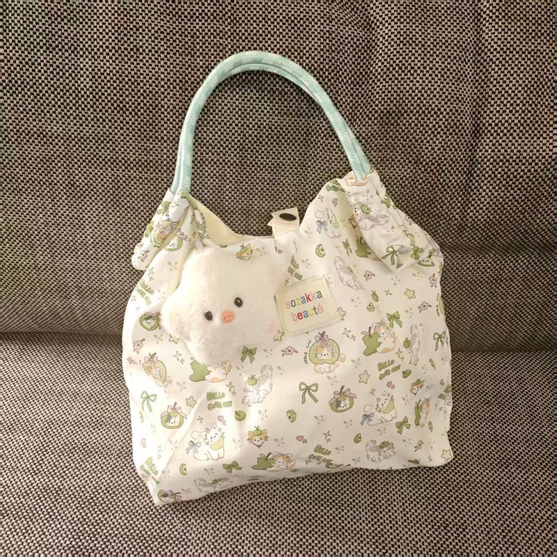 Cute Cat Shoulder Tote Bag for Women - Image 4