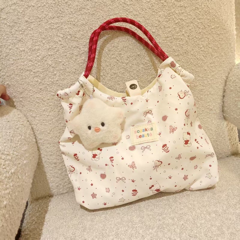 Cute Cat Shoulder Tote Bag for Women - Image 2