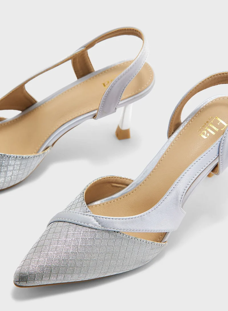 Ella Limited Edition Embellished Strap Pumps