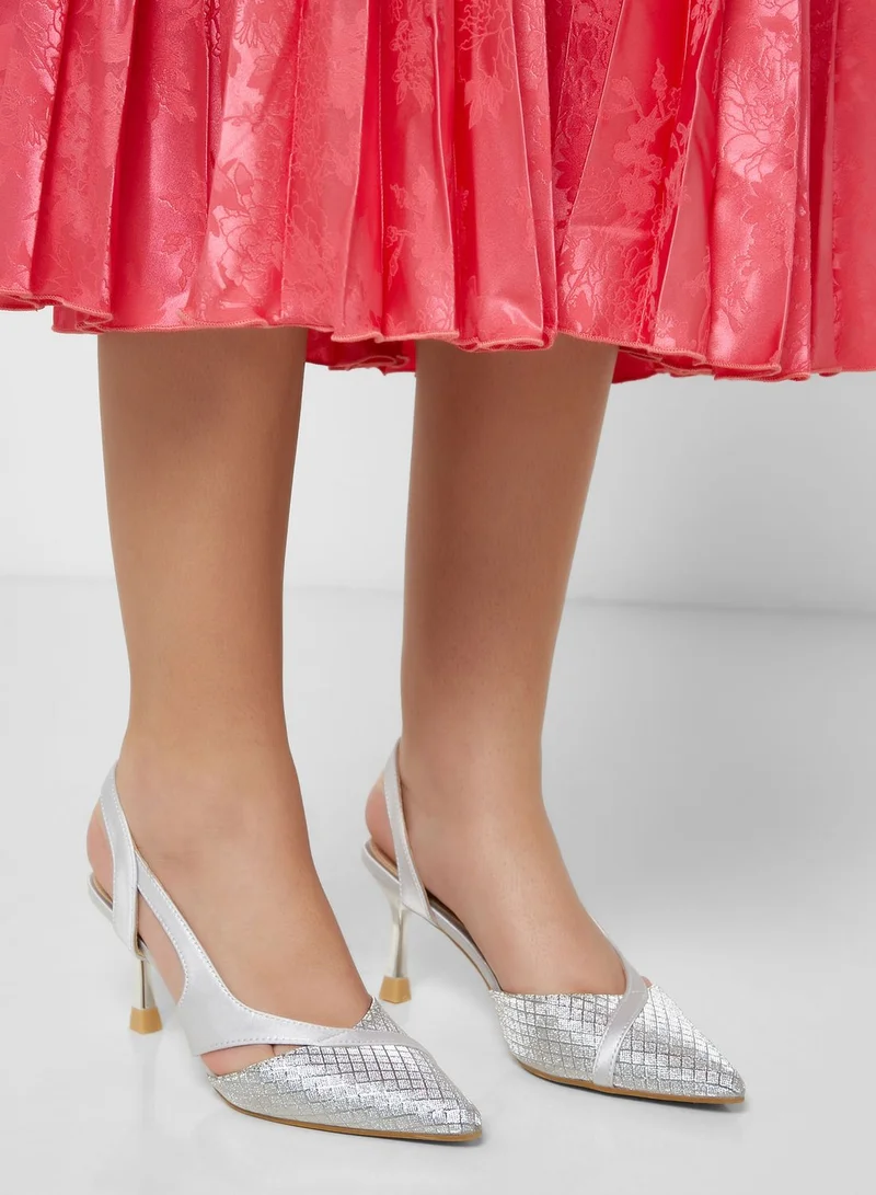 Ella Limited Edition Embellished Strap Pumps