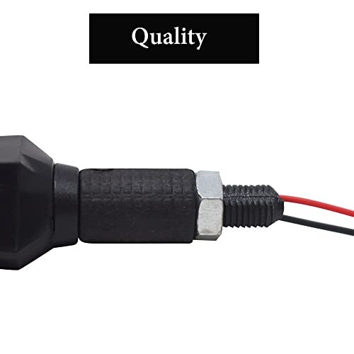 Ramanta Bike LED Indicators Flexible Motorcycle Turn Signal Indicators Light Turning Lamps Lights Bulb Blinkers Rear Front Side Compatible for Motorbike, Set of 4 - Image 4