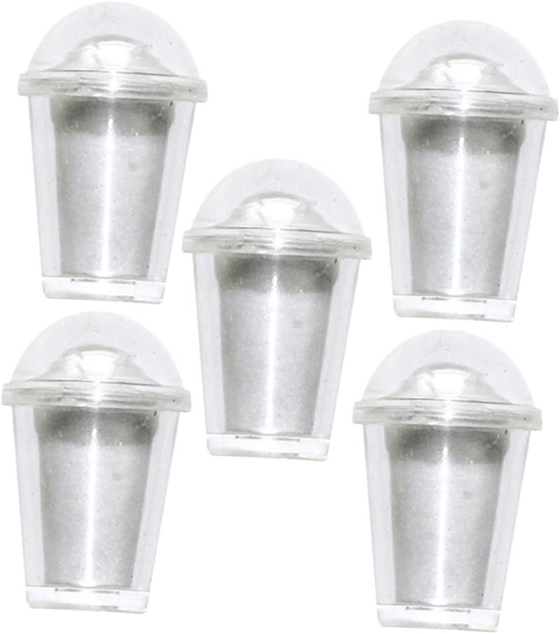 5 Sets Miniature Bubble Tea Cups Tiny Drink Accessories For Dollhouse Landscape - Image 1
