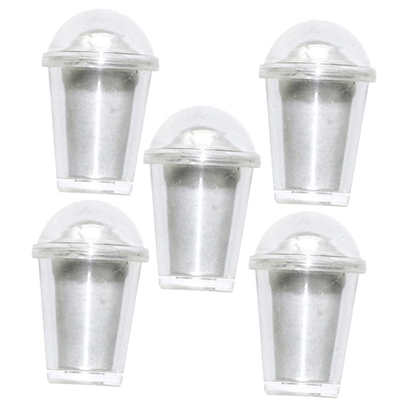 5 Sets Miniature Bubble Tea Cups Tiny Drink Accessories For Dollhouse Landscape - Image 2