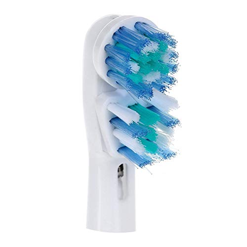 VWONST Replacement Brush Heads Compatible with Oral B- Double Clean Design, Double Clean Brush Heads, Compatible with Braun Oral-B Dual Clean Electric Toothbrush - Pack of 4 - Image 4