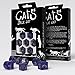 Q WORKSHOP Cats Modern Dice Set Meowster - Image 2