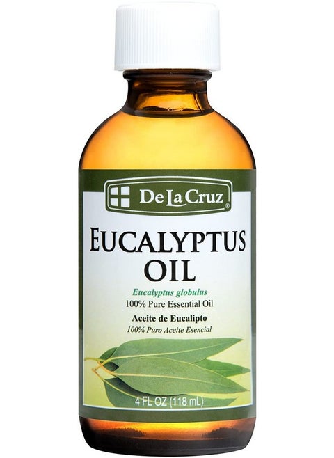 Eucalyptus Essential Oil Aromatherapy For Diffuser Or Humidifier, 100% Pure Steam Distilled Eucalyptus Globulus 4 Fl Oz