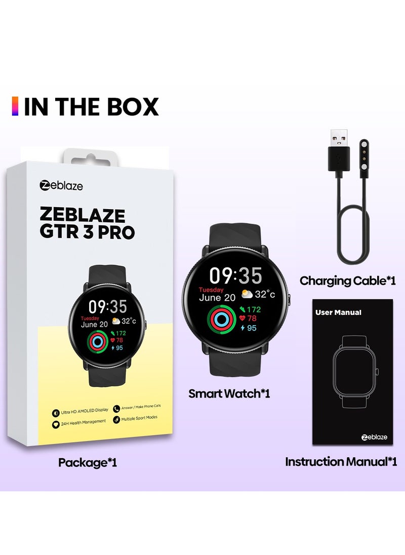 Zeblaze Smart Watch 1.43'' AMOLED Smart Watches for Men Women Smartwatch with Bluetooth Make/Answer Calls Fitness Modes and Sleep Modes Multi-app Message Reminder Multi Language 260 mAh  - Image 5