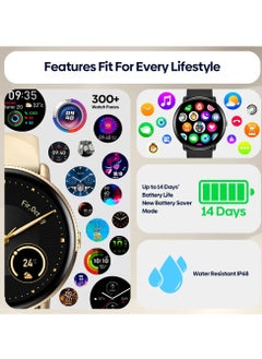 Zeblaze Smart Watch 1.43'' AMOLED Smart Watches for Men Women Smartwatch with Bluetooth Make/Answer Calls Fitness Modes and Sleep Modes Multi-app Message Reminder Multi Language 260 mAh  - Image 4