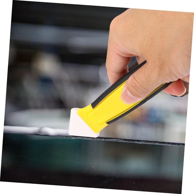 Uonlytech 16pcs Plastic Caulking Tool Kit Glue Remover Stove Scraper Sealant Smooth Remover Multifunctional Scraping Tool for Diy Home Projects - Image 5