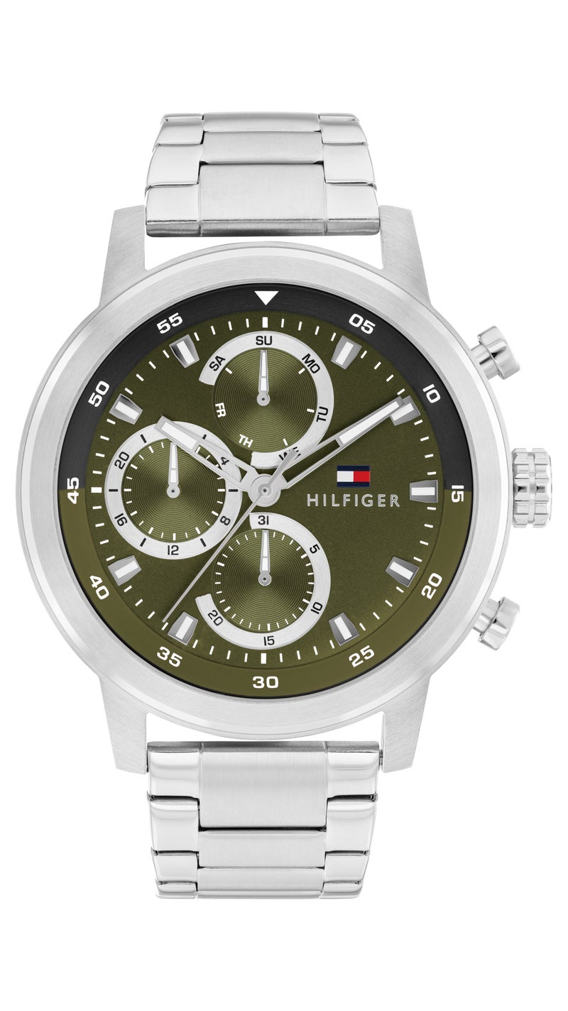 TOMMY HILFIGER Round Multifunction Men'S Stainless Steel Case  Watch - Image 3