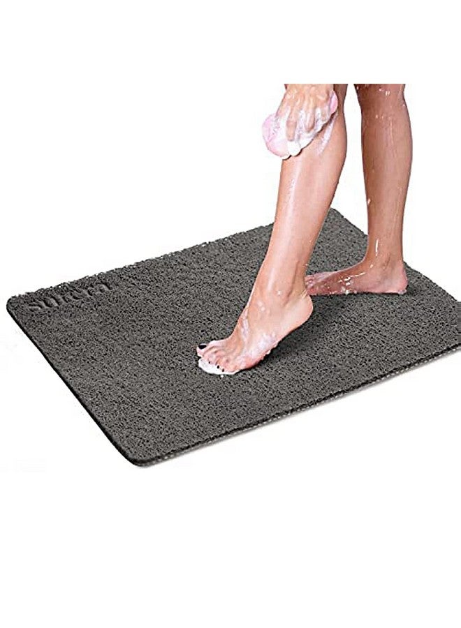 SUTERA Sutera - Slide Guard Bath Mat | Non Slip Bath Shower Mat 23.6 x 17.5 Inch, Rubber Bathtub Mat, Bathroom Tub Mat for Wet Areas, Drains Odor Anti Slim Shower Floor Mat - Image 1