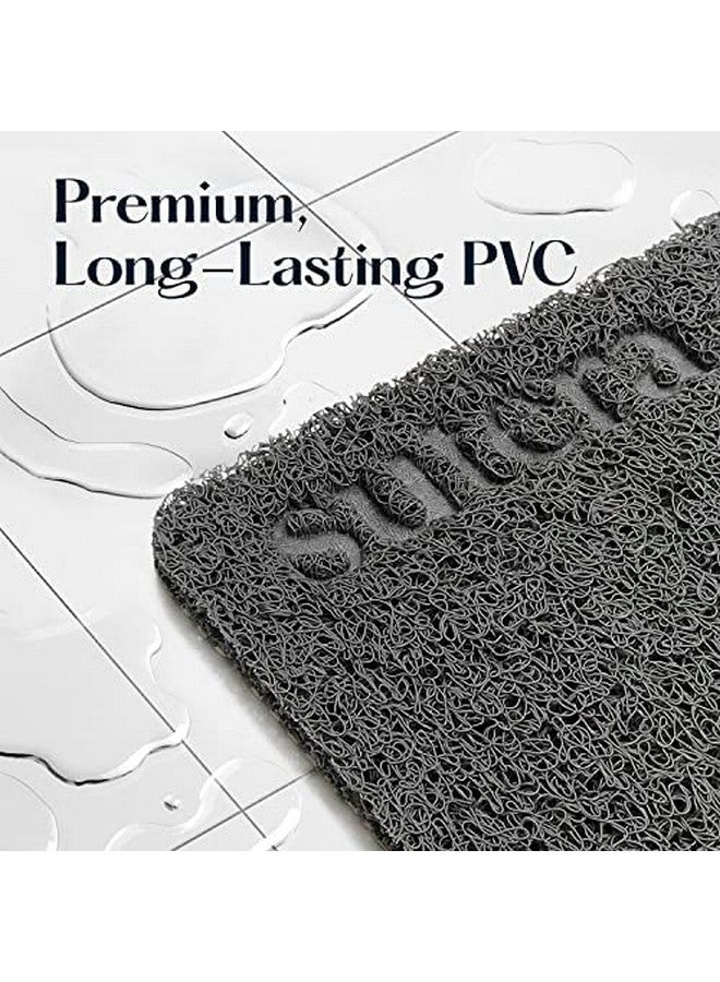 SUTERA Sutera - Slide Guard Bath Mat | Non Slip Bath Shower Mat 23.6 x 17.5 Inch, Rubber Bathtub Mat, Bathroom Tub Mat for Wet Areas, Drains Odor Anti Slim Shower Floor Mat - Image 2