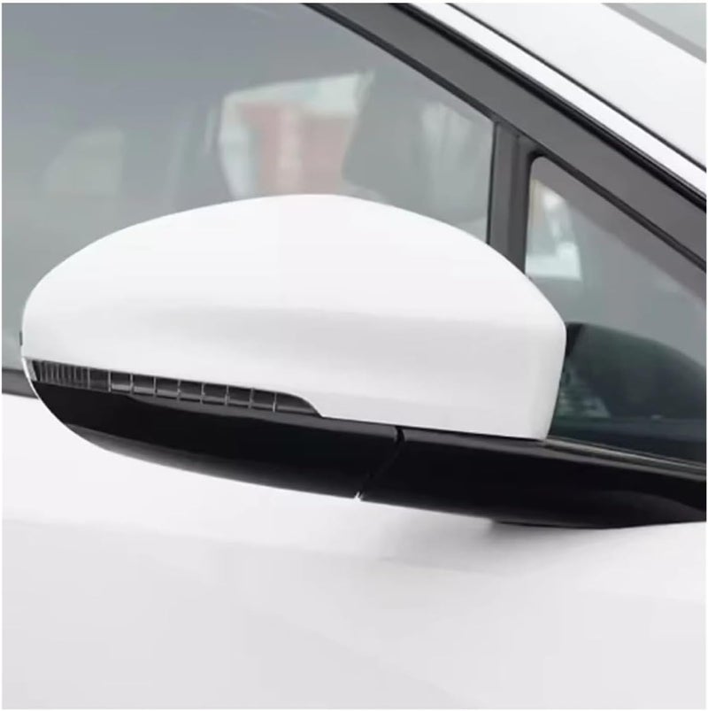 for Buick for Velite 6 2019-2022 Low Configuration Car Outside Reverse Mirrors Cover Cap Door Wing Mirror Car Rearview Mirror Cover(1pcs White Left) - Image 5