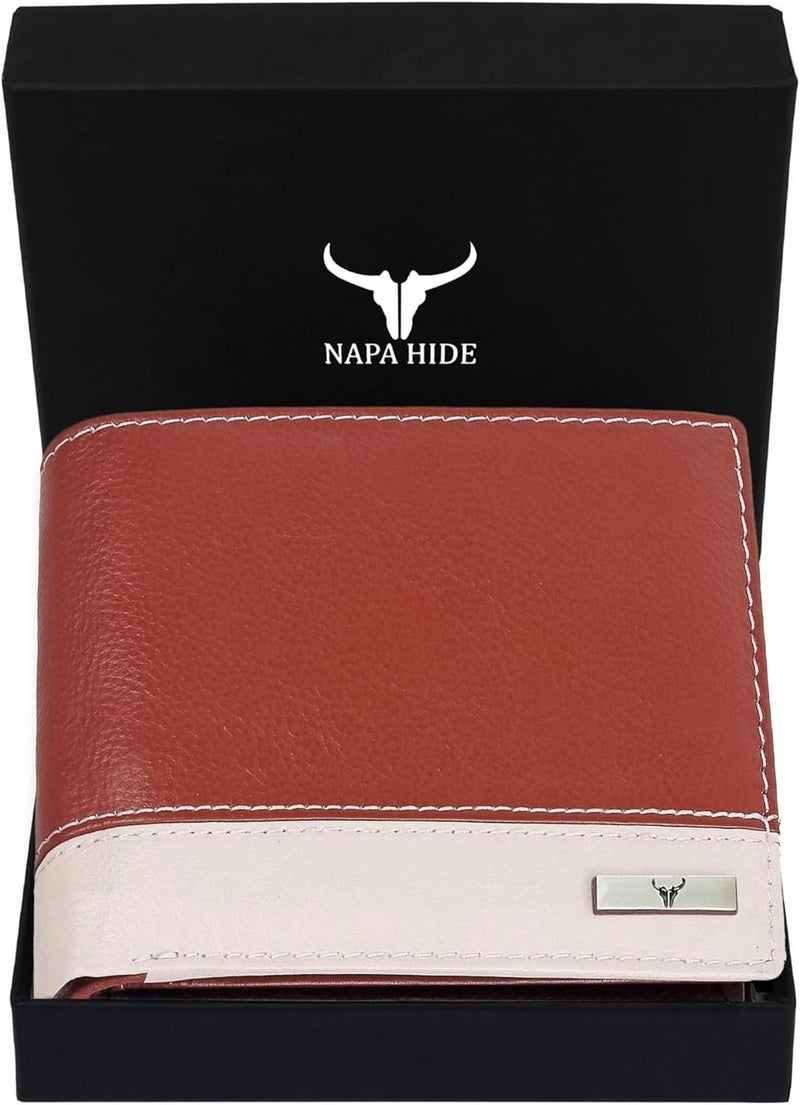 Napa Hide Leather Wallet for Men I RFID Protected I Durable Lining I Handcrafted - Image 1